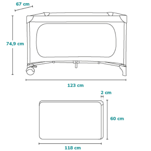 Огляд Манеж Lionelo Jasmin Easy Fold Blue Navy