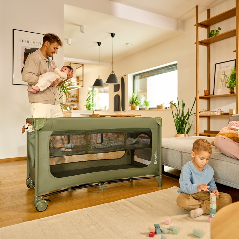 В інтернет магазині Манеж Lionelo Jasmin Easy Fold Green Olive