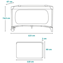 Манеж Lionelo Jasmin Easy Fold Grey Stone