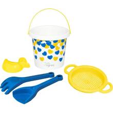 Набір для піску TIGRES Українське серце з термонаклейкою 5 ел (39948)