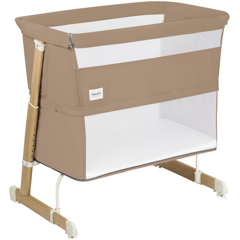 Ліжечко приставне LIONELO THOMI PLUS BEIGE CARMEL (LO-THOMI PLUS BEIGE CARMEL) Вік від народження