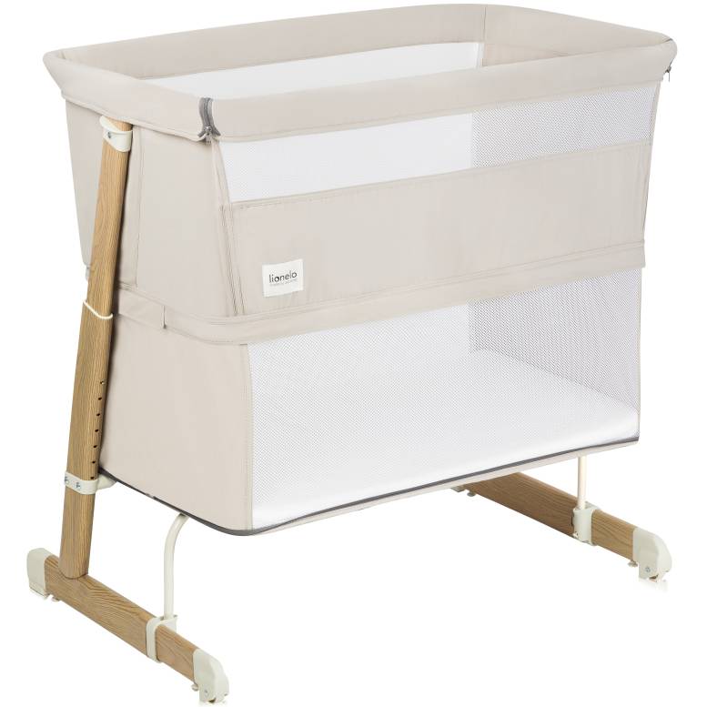 Ліжечко приставне LIONELO THOMI PLUS BEIGE SAND (LO-THOMI PLUS BEIGE SAND) Вік від народження