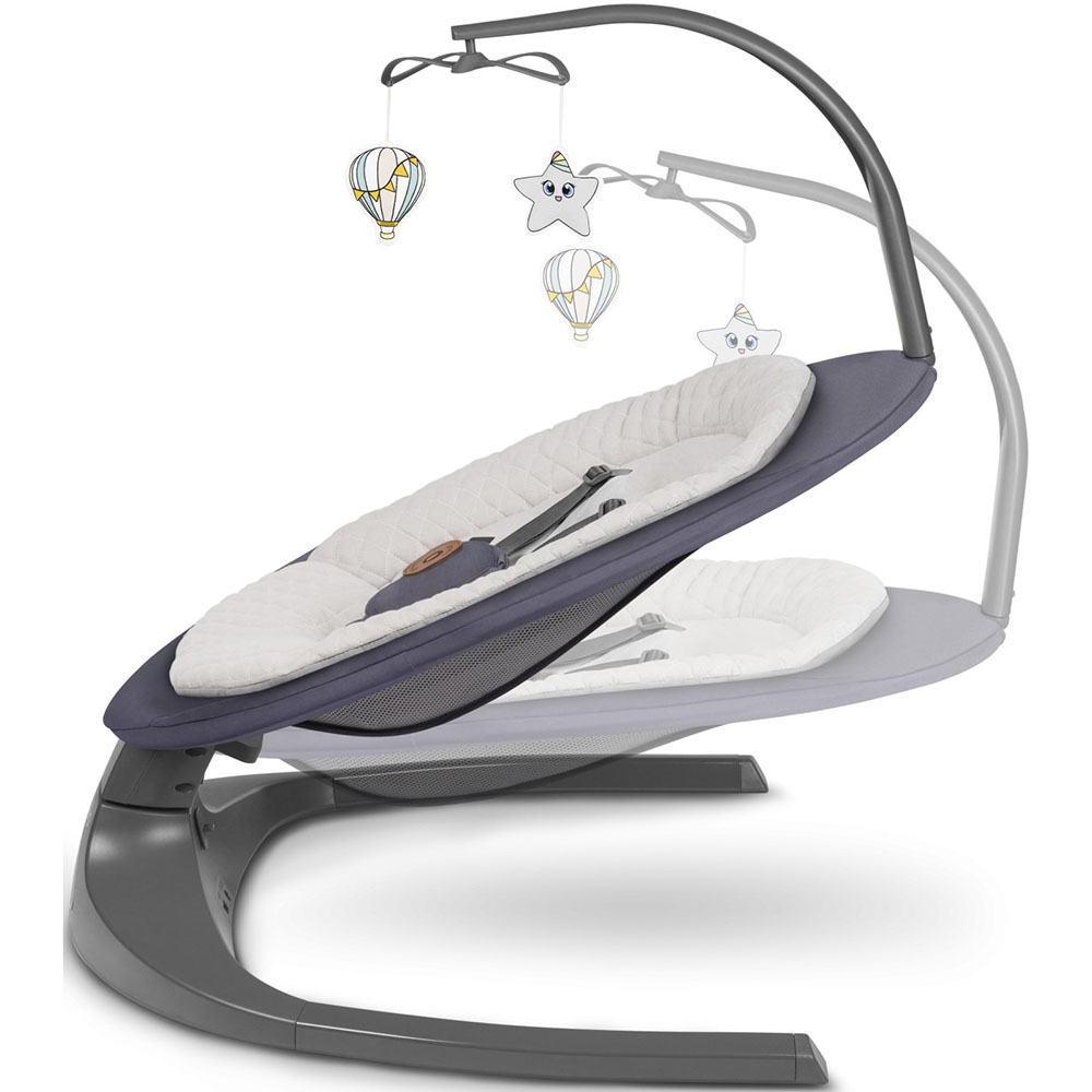 Крісло-гойдалка LIONELO Lionelo RALF GREY GRAPHITE Для кого універсально