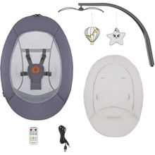 Крісло-гойдалка LIONELO Lionelo RALF GREY GRAPHITE