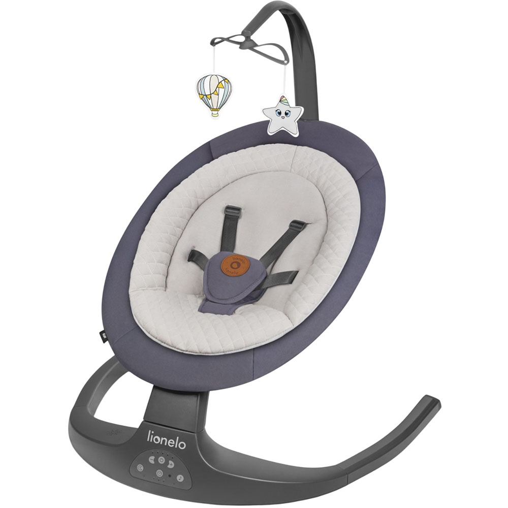 Крісло-гойдалка LIONELO Lionelo RALF GREY GRAPHITE