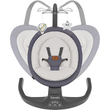 Крісло-гойдалка LIONELO Lionelo RALF GREY GRAPHITE