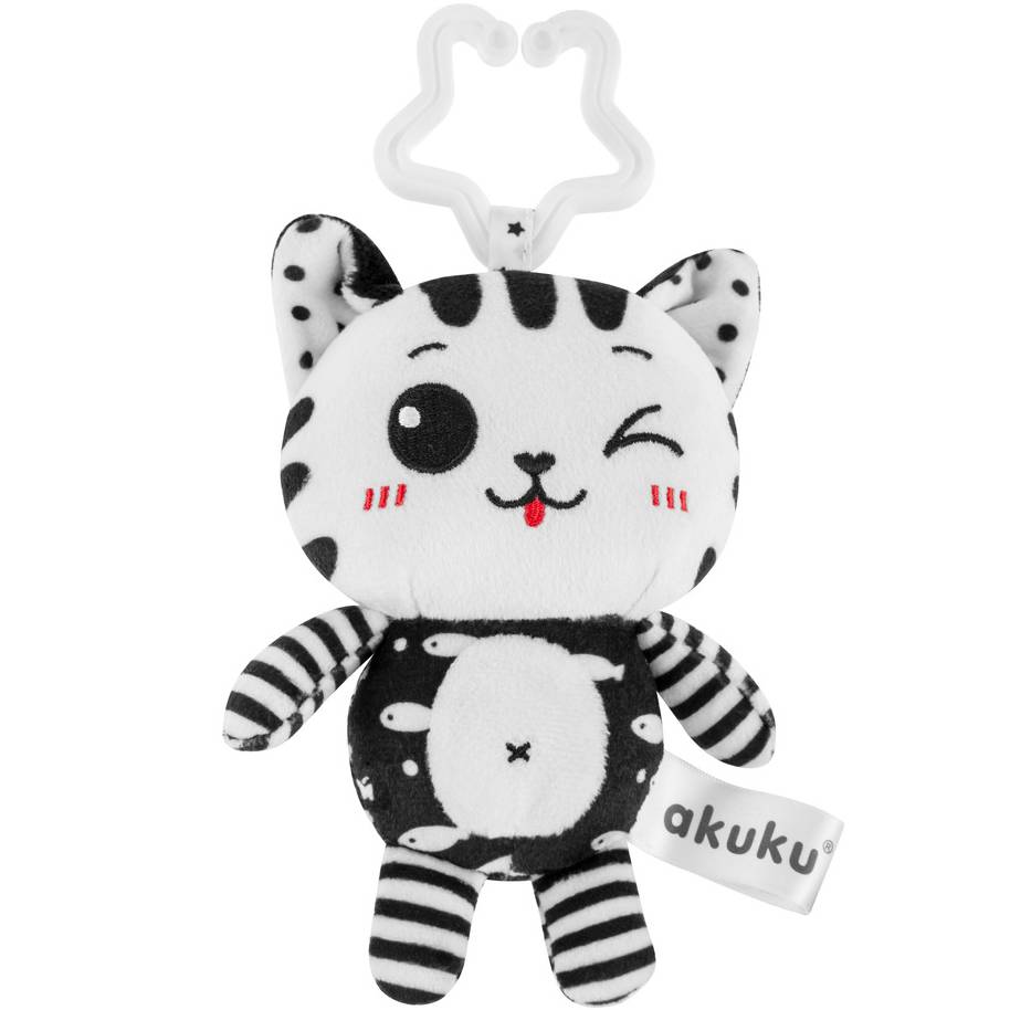 Підвіска AKUKU Котик Black/White (A0658)