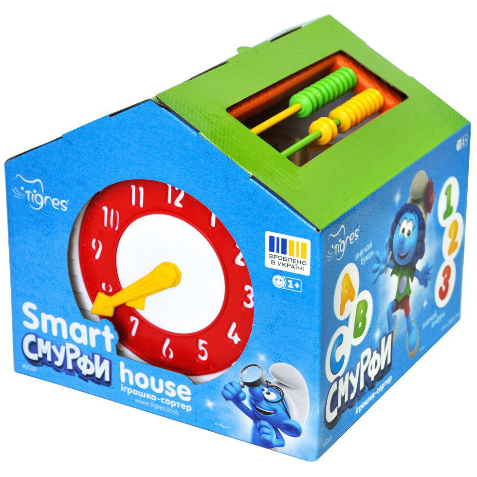 Сортер TIGRES Smart House Смурфі (40069) Вік від 1 року