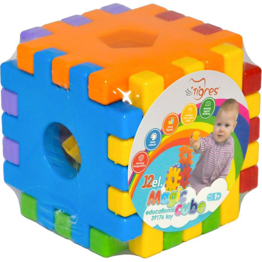Сортер TIGRES Чарівний куб 12 ел. (39176) Вік від 1 року