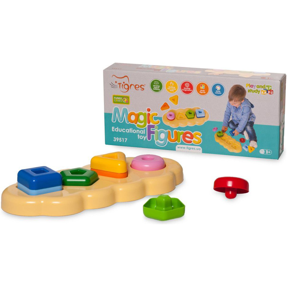Сортер TIGRES Магічні фігурки 8 ел. (39517)
