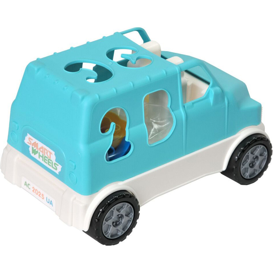 Сортер TIGRES Smart Wheels 6 ел. (40062) Розбірні іграшки сортер