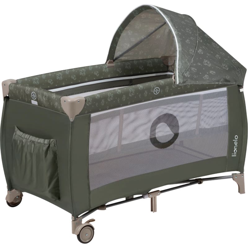 Внешний вид Манеж-кроватка LIONELO Sven Plus Beige Olive (LO-SVEN PLUS BEIGE OLIVE)