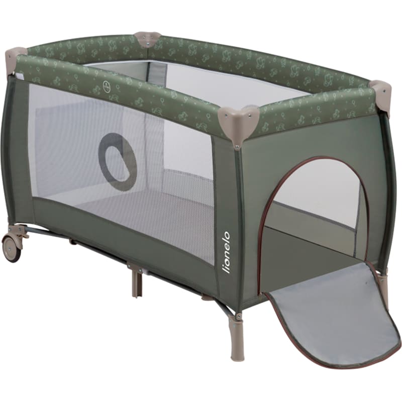 Манеж-кроватка LIONELO Sven Plus Beige Olive (LO-SVEN PLUS BEIGE OLIVE) Возраст с рождения