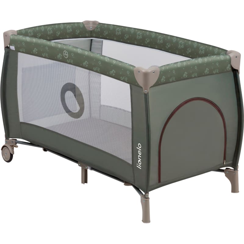 Манеж-кроватка LIONELO Sven Plus Beige Olive (LO-SVEN PLUS BEIGE OLIVE) Товары для малышей манеж