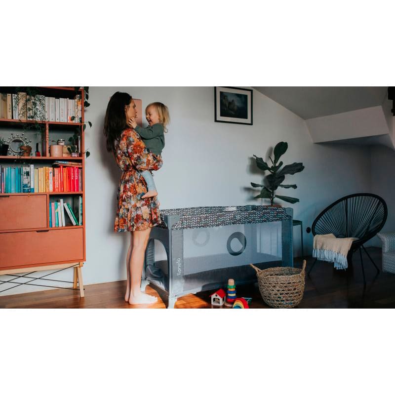 Фото Манеж LIONELO Stefi Blue Grey (LO-Stefi BLUE GREY)