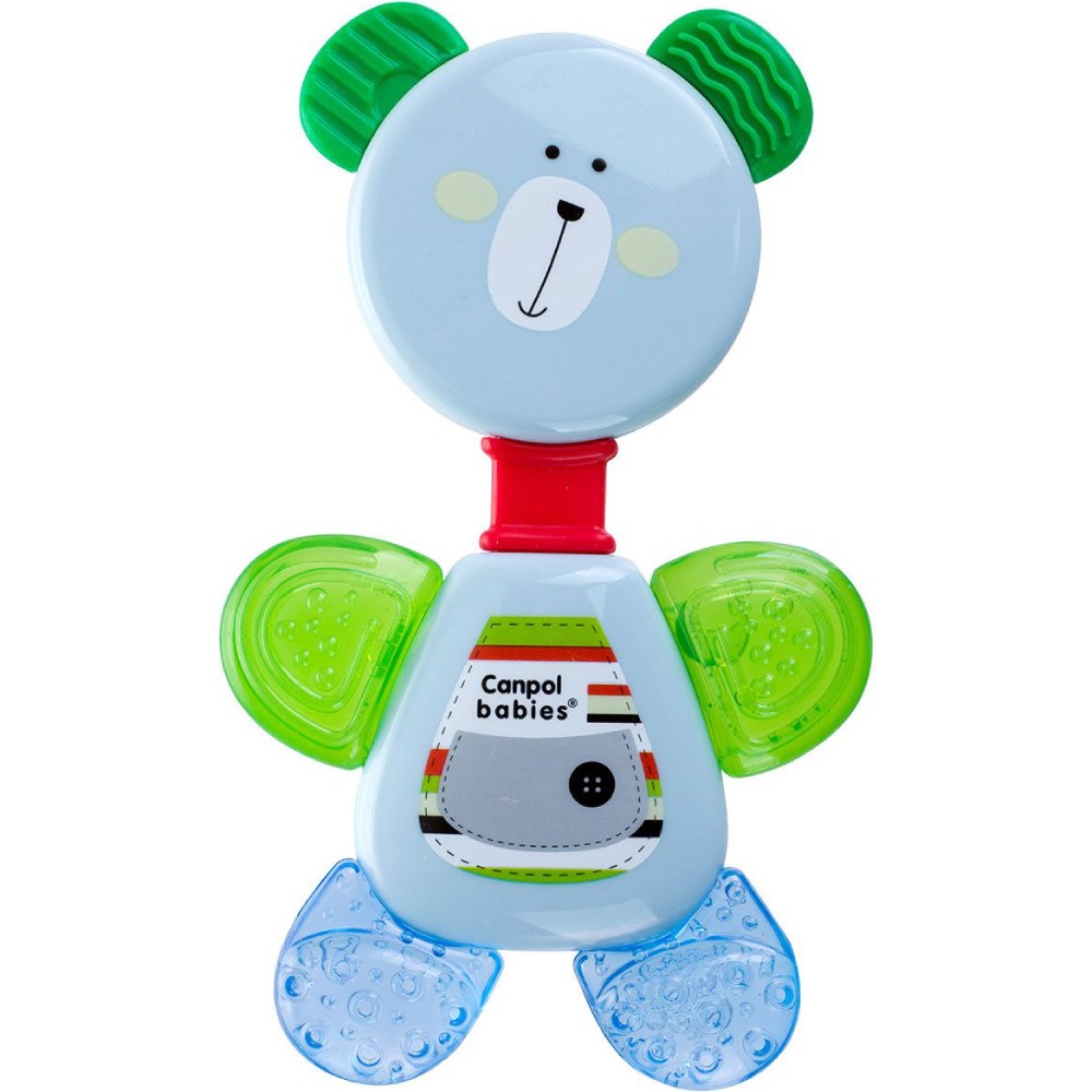 Погремушка-прорезыватель CANPOL BABIES Мишка (56/139_blu)