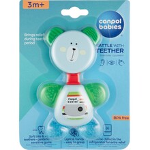 Погремушка-прорезыватель CANPOL BABIES Мишка (56/139_blu)