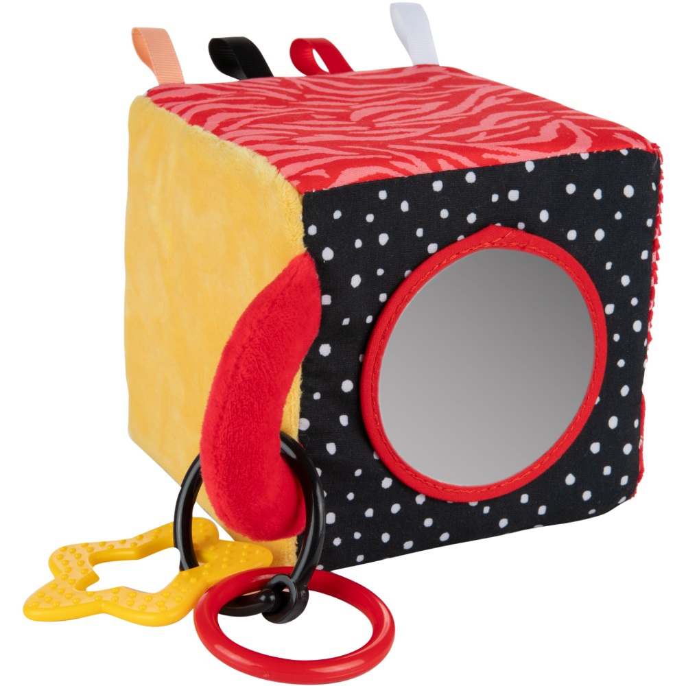 Іграшка м'який контрастний сенсорний кубик CANPOL BABIES BabiesBoo (68/098) Вік від народження