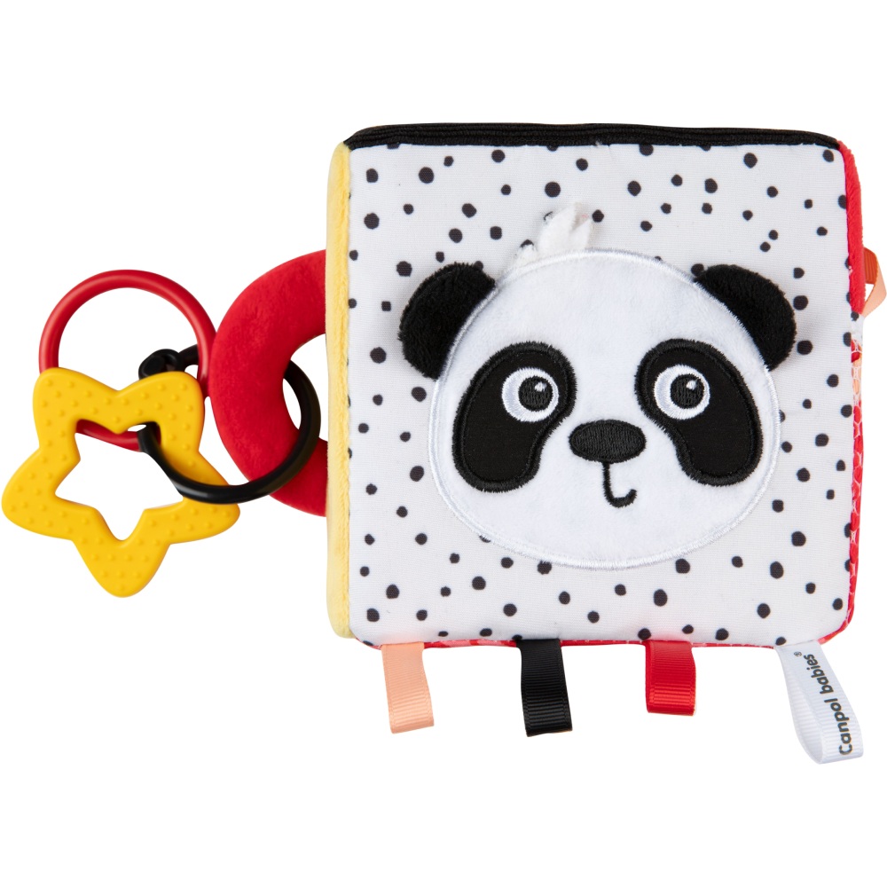 Зовнішній вигляд Іграшка м'який контрастний сенсорний кубик CANPOL BABIES BabiesBoo (68/098)