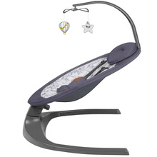 Крісло-гойдалка LIONELO Lionelo RALF GREY WHITE