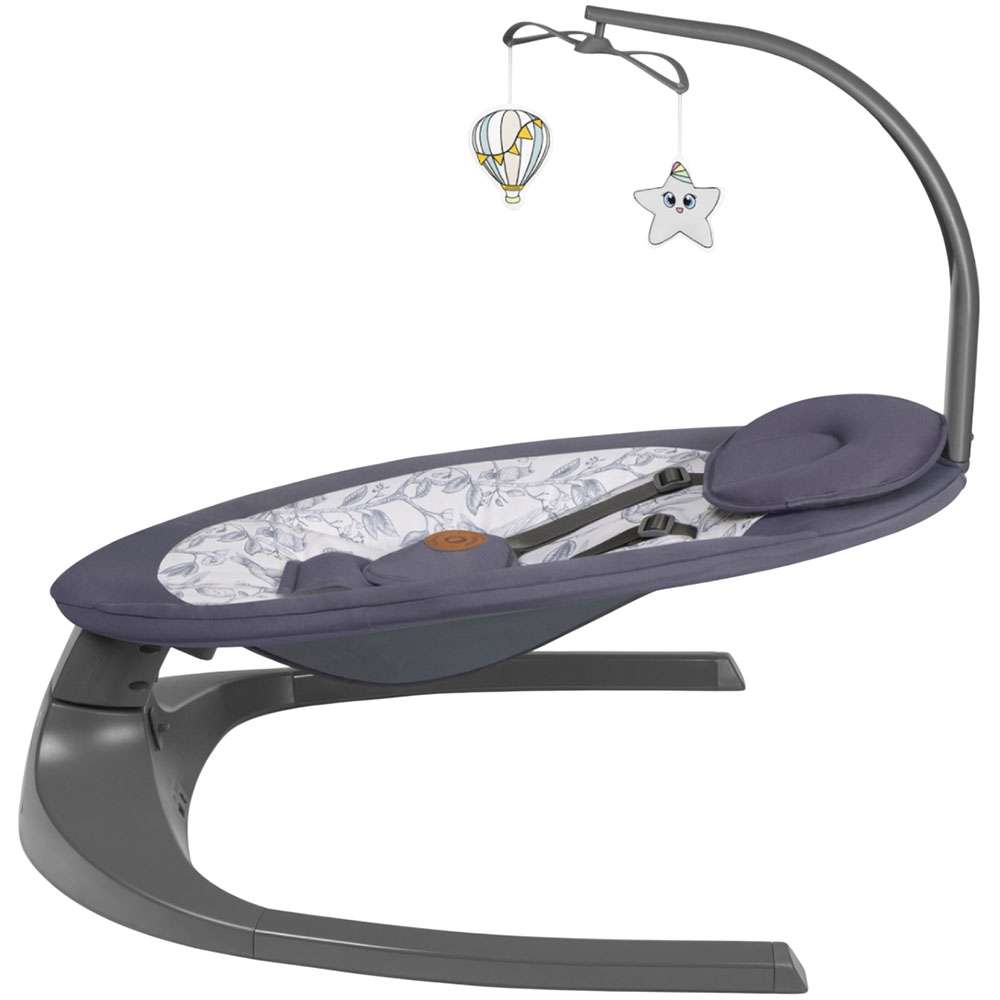 Крісло-гойдалка LIONELO Lionelo RALF GREY WHITE Особливості музичний супровід