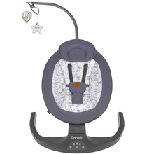 Крісло-гойдалка LIONELO Lionelo RALF GREY WHITE