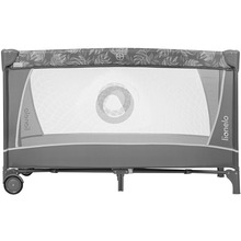 Кроватка-манеж LIONELO FLOWER GREY STONE