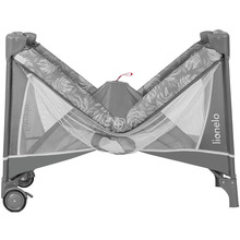 Кроватка-манеж LIONELO FLOWER GREY STONE