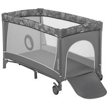 Кроватка-манеж LIONELO FLOWER GREY STONE