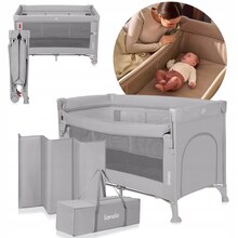 Манеж Lionelo Ellen Grey Concrete