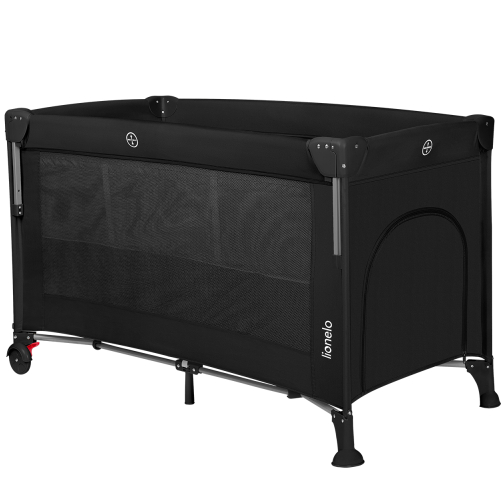 Манеж Lionelo Ellen Black Carbon