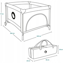Манеж Lionelo Mille Plus Pink
