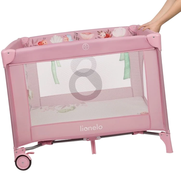 Манеж Lionelo Mille Plus Pink Материал металл