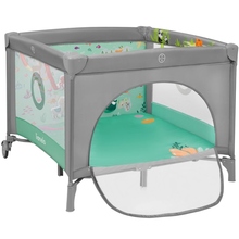 Манеж Lionelo Mille Plus Grey Green