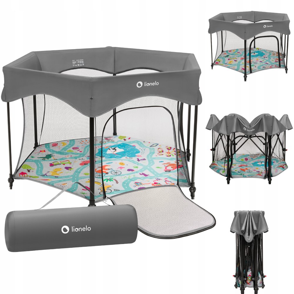 В Фокстрот Манеж Lionelo Roel Plus Multicolor