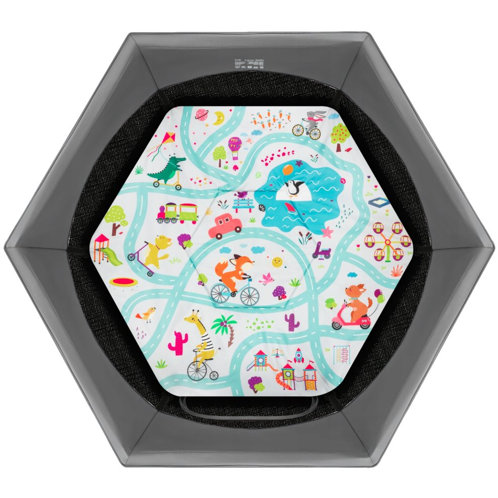 Внешний вид Манеж Lionelo Roel Plus Multicolor