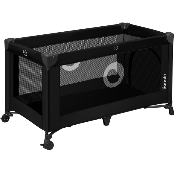 Манеж LIONELO Stefi Black Carbon (LO-Stefi BLACK CARBON) Товари для малюків манеж