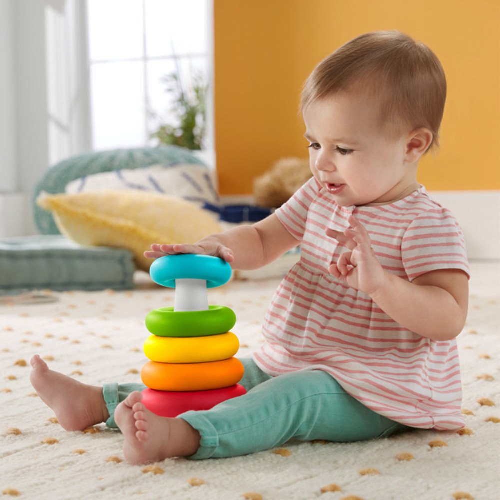 Развивающая игрушка FISHER-PRICE Пирамидка (GRF09) Для кого универсально