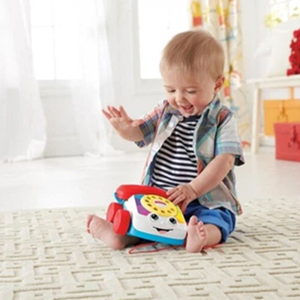 Фото Іграшка-каталка FISHER-PRICE Веселий телефон (FGW66)