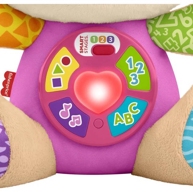 Інтерактивна іграшка FISHER-PRICE Smart Stages Сестренка розумного цуценя багатомовне (JFD32) Іграшки з підсвічуванням, звуком інтерактивна іграшка