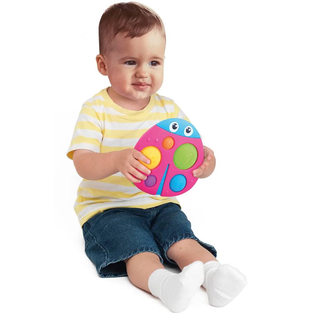 Сенсорна іграшка KIDDI SMART Сонечко Пум-пум (4520-KS) Розвиваючі іграшки, центри, крісла тактильні м'ячики та сенсорні іграшки