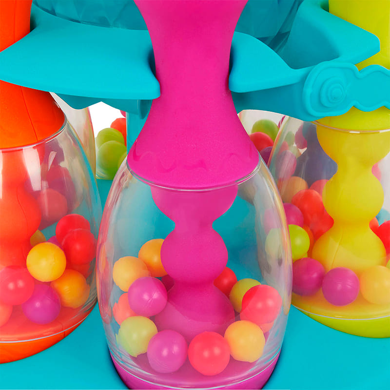 Ігровий набір BATTAT Барвистий боулінг (BX2438Z) Матеріал пластик