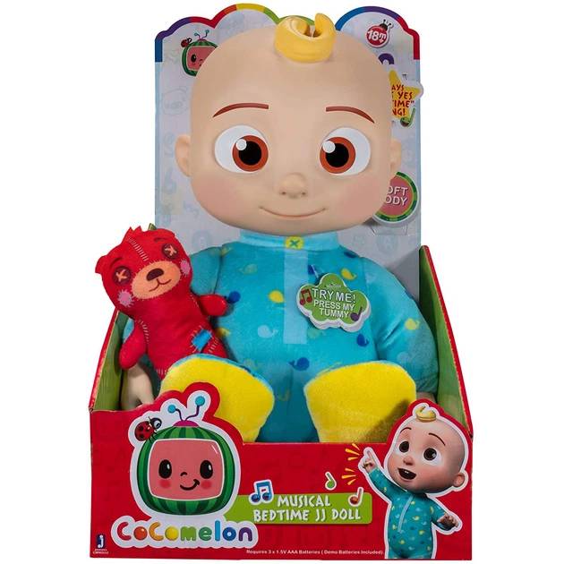 Интерактивная игрушка мягкая COCOMELON Roto Plush Джей Джей Время сна со звуком (CMW0032) Для кого для девочек