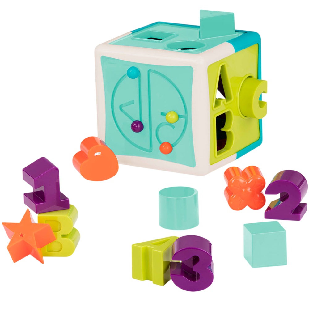 Сортер BATTAT LITE Умный куб (BT4577Z) Для кого универсально