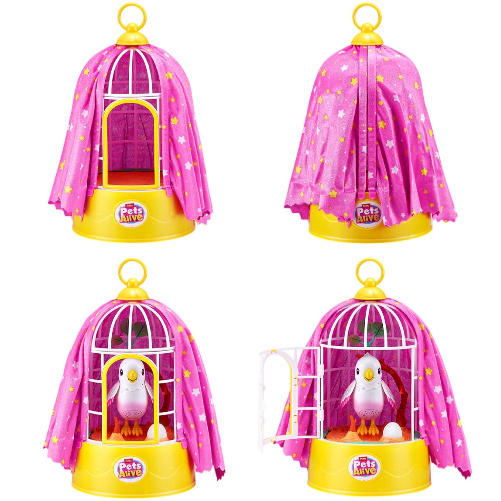 Интерактивная игрушка Pets & Robo Alive S1 Волшебная птичка Полли (9561) Игрушки с подсветкой, звуком интерактивная игрушка