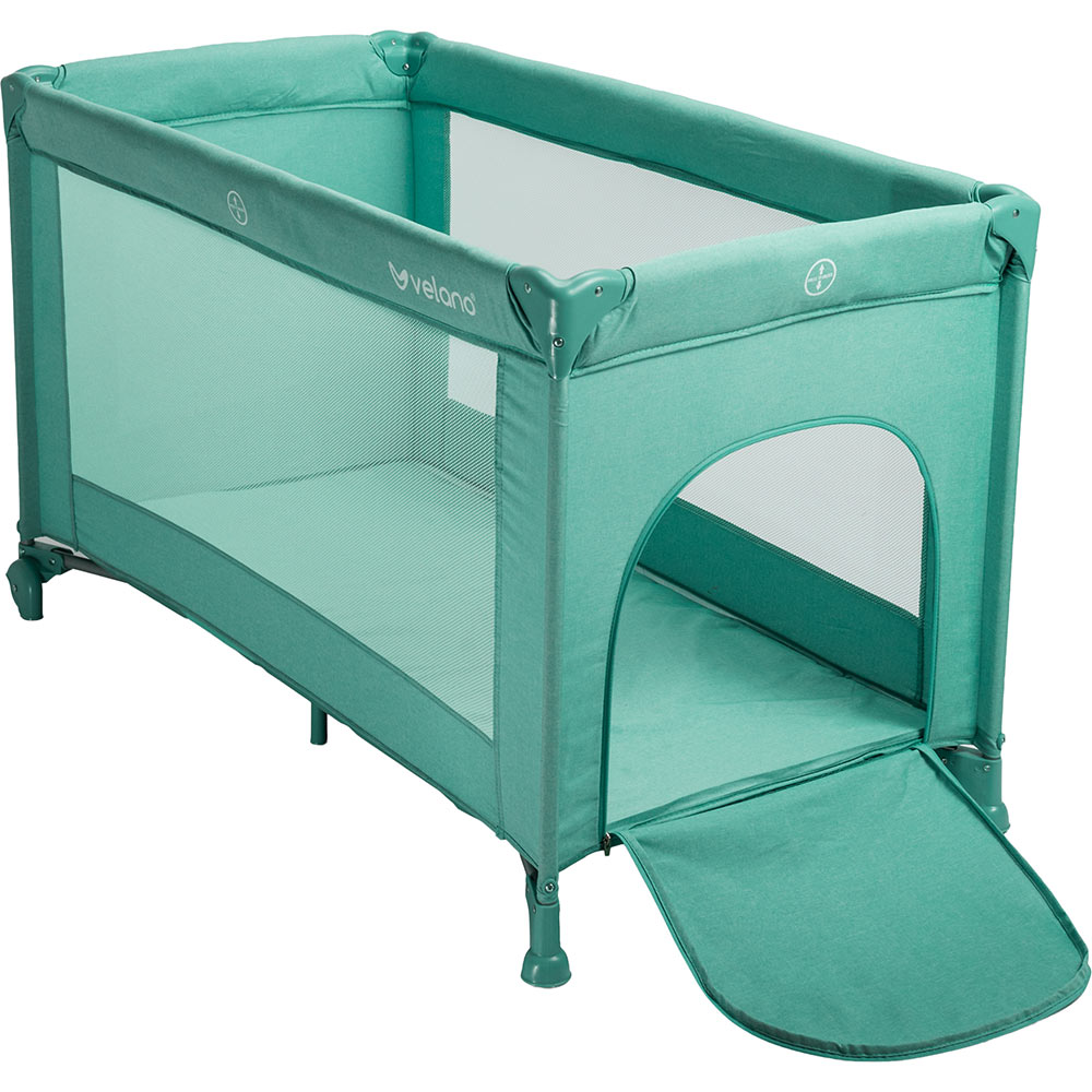Ліжечко-манеж VELANO Flexi Mint (46155) Матеріал пластик