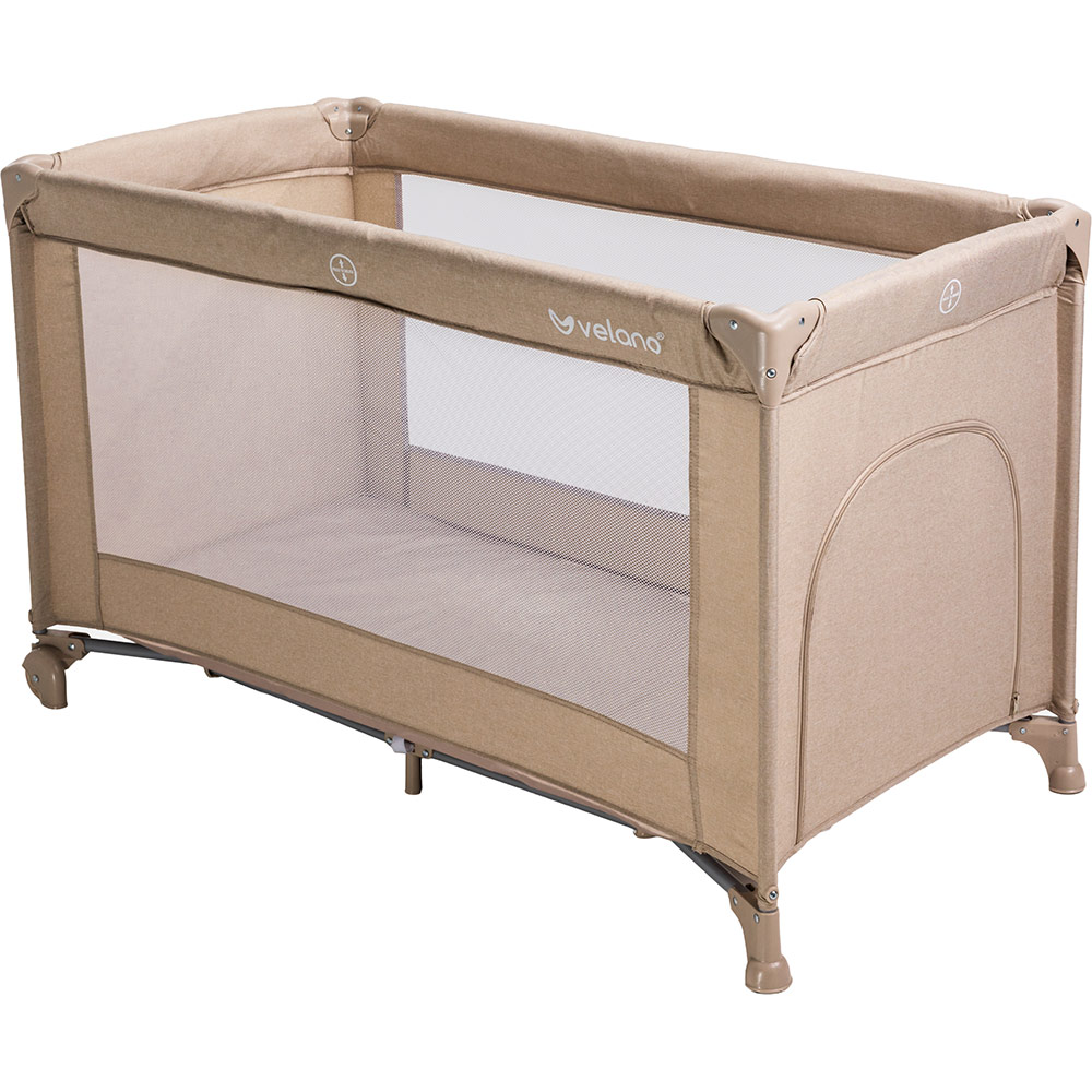 Ліжечко-манеж VELANO Flexi Beige (46157) Для кого універсально