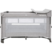 Ліжечко-манеж VELANO Tino Light Grey (46159)