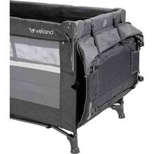 Ліжечко-манеж VELANO Tino Dark Grey (46160)