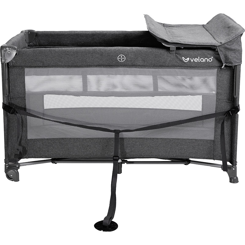 Ліжечко-манеж VELANO Tino Dark Grey (46160)